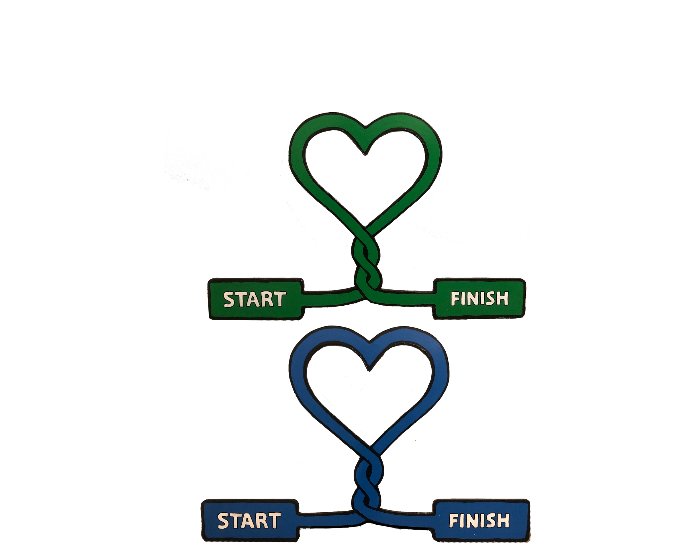 Start and Finish with Love (Cutout)